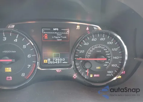 2020 Subaru Wrx из США, поврежденный, VIN JF1VA1A67L9805902